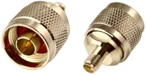 RF N male coupler for RSMA female