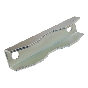 Serrated clamp 120mm, galvanized