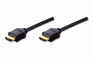 Digitus HDMI High Speed + Ethernet connection cable, 2xshielded, 2m