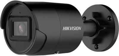 Hikvision IP bullet camera DS-2CD2046G2-IU(2.8mm)(C)(BLACK), 4MP, 2.8mm, microphone, AcuSense, Black