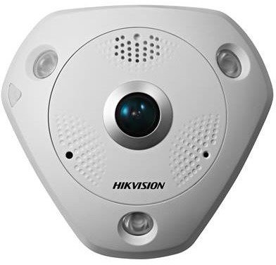 Hikvision IP fisheye camera DS-2CD6365G0E-IS(1.27mm)(B), 6MP, 1.27mm, Alarm, Audio