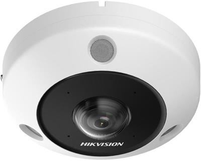 Hikvision IP fisheye camera DS-2CD6365G1-IVS(1.16mm), 6MP, 1.16mm, IR 15m,Alarm,  Audio
