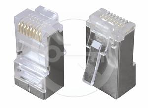 Solarix RJ45 CAT5E STP 8p8c shielded unassembled connector for wire