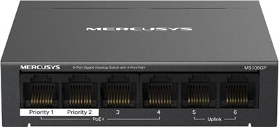 MERCUSYS MS106GP, Gigabit PoE switch