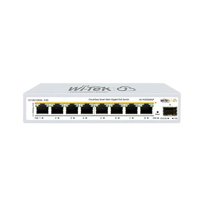 Wi-Tek WI-PCES509GF Cloud Easy Smart multi-gigabit PoE switch, 8x PoE