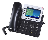Grandstream GXP-2140, 4.3 color display, 4x SIP, 2x 10/100/1000 ports, PoE, HD audio, Bluetooth