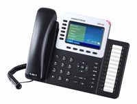 Grandstream GXP-2160, 4.3 color display, 6x SIP, 2x 10/100/1000 ports, PoE, HD audio, conferencing, Bluetooth