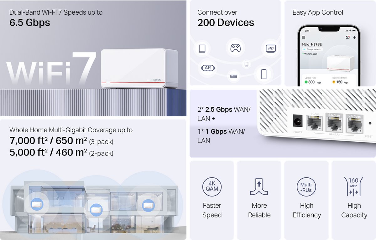MERCUSYS Halo H37BE(3-pack)