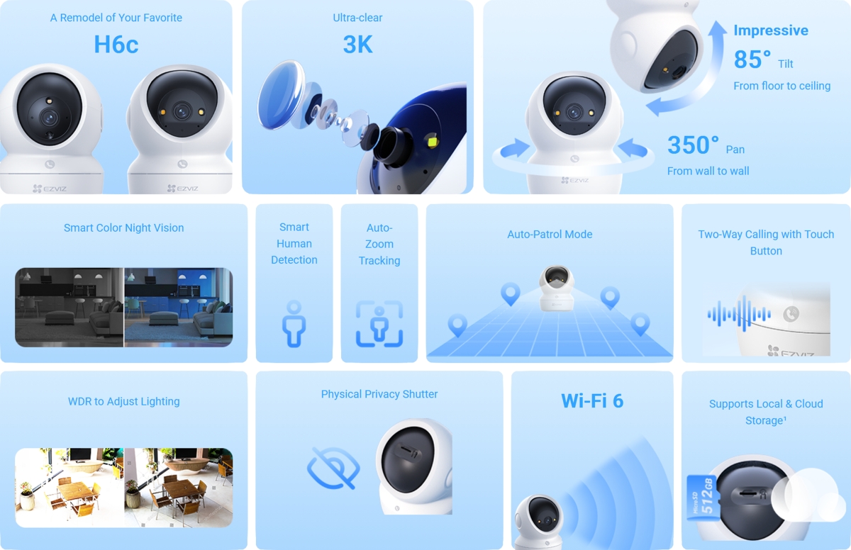 Ezviz H6c G1 3K Banner