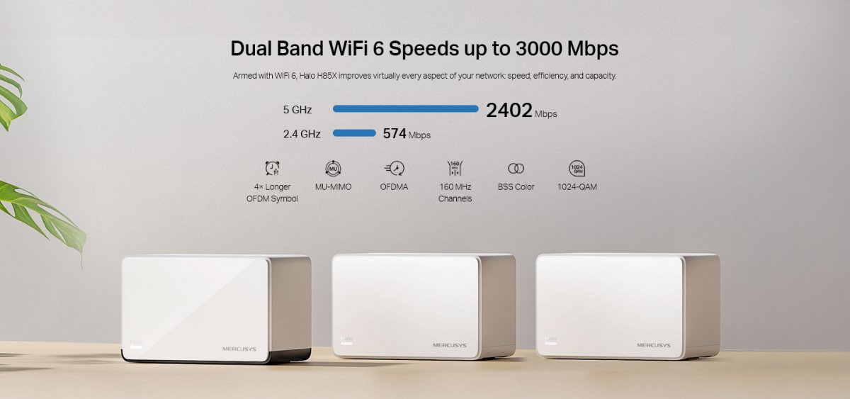 MERCUSYS Halo H85X(3-pack)