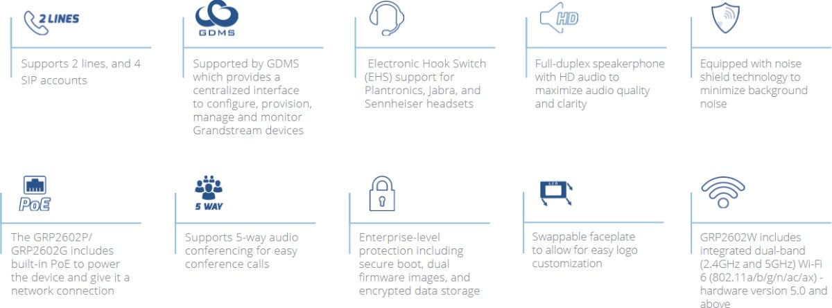 Grandstream GRP2602W