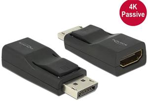 Delock Adapter Displayport 1.2 male> HDMI female 4K passive black