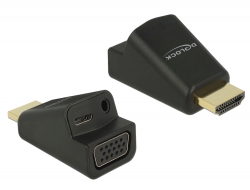 Delock Adapter HDMI-A male> VGA female, with Audio