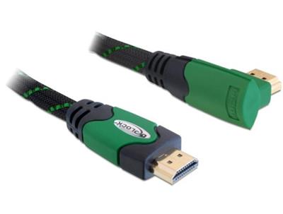 Delock High Speed HDMI Cable with Ethernet - HDMI A male> HDMI A male rectangular 3 m