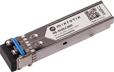 MikroTik HS-31DLC20D, SFP optical module, Single-Mode, 20km, 2.5G, 1310nm