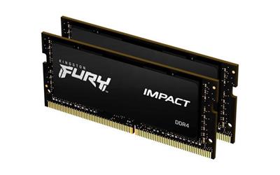 KINGSTON 64GB 3200MHz DDR4 CL20 SODIMM (Kit of 2) FURY Impact