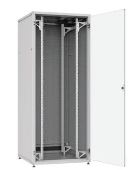 Solarix cabinet LC-50 33U, 800x800 RAL 7035, glass door