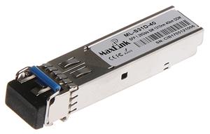 MaxLink 1.25G SFP optical module, SM, 1310nm, 40km, 2x LC konektor, DDM