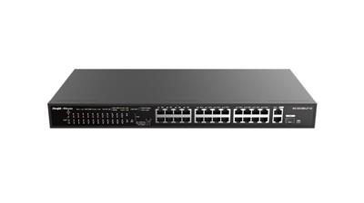 Reyee RG-ES126S-LP V2 24-Port 10/100 Mbps with 2-Port Gigabit Rackmount PoE Switch