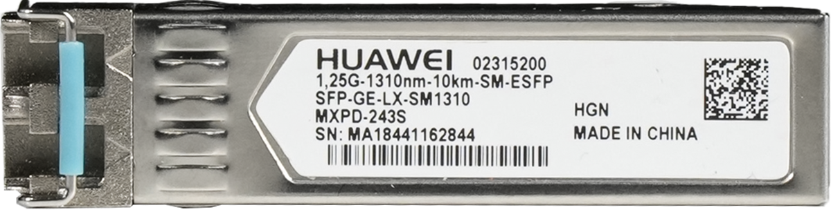 Huawei 1.25G SFP optical transceiver, SM, 1310nm, 10km, 2x LC konektor, DDM