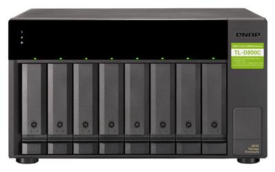 QNAP TL-D800S - storage unit JBOD USB 3.2 (8x SATA), desktop