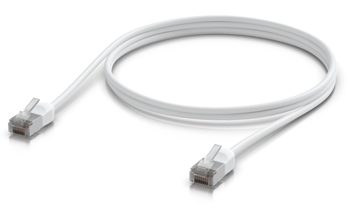 Ubiquiti UACC-Cable-Patch-Outdoor-C6A-1M-W outdoor Cat6a patch cable, 1m