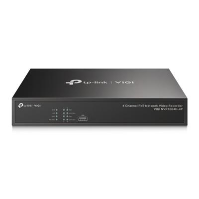 TP-Link VIGI NVR1004H-4P - NVR, 4 channels, 4x PoE