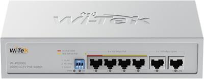 Wi-Tek WI-PS206S (V2) PoE switch, 4x PoE
