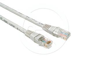 Solarix patch cable CAT5E UTP PVC 3m grey non-snag-proof