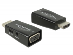 Delock Adapter HDMI-A male> VGA female, with Audio