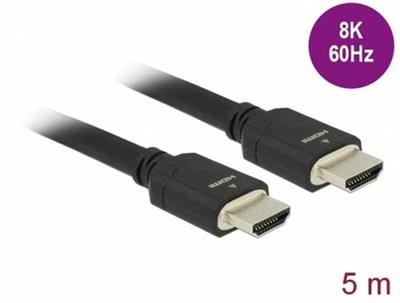 Delock High speed HDMI cable, 48 Gbps, 8K 60 Hz, 5 m