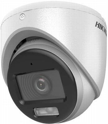 Hikvision HDTVI analog Turret hybrid camera DS-2CE70KF0T-LMFS(2.8mm), 5MP, 2.8mm, ColorVu