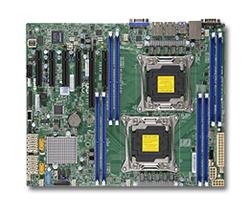 SUPERMICRO MB 2xLGA2011-3, iC612 8x DDR4 ECC,10xSATA3,(PCI-E 3.0/1,3,1(x16,x8,x4)PCI-E 2.0/1(x4),2x 