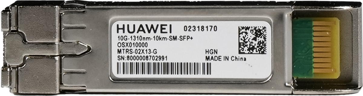 Huawei 10G SFP+ optical transceiver, SM, 1310nm, 10km, 2x LC konektor, DDM