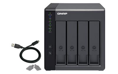 QNAP TR-004 expansion unit for PC or QNAP NAS (4x SATA / 1 x USB 3.0 type C)