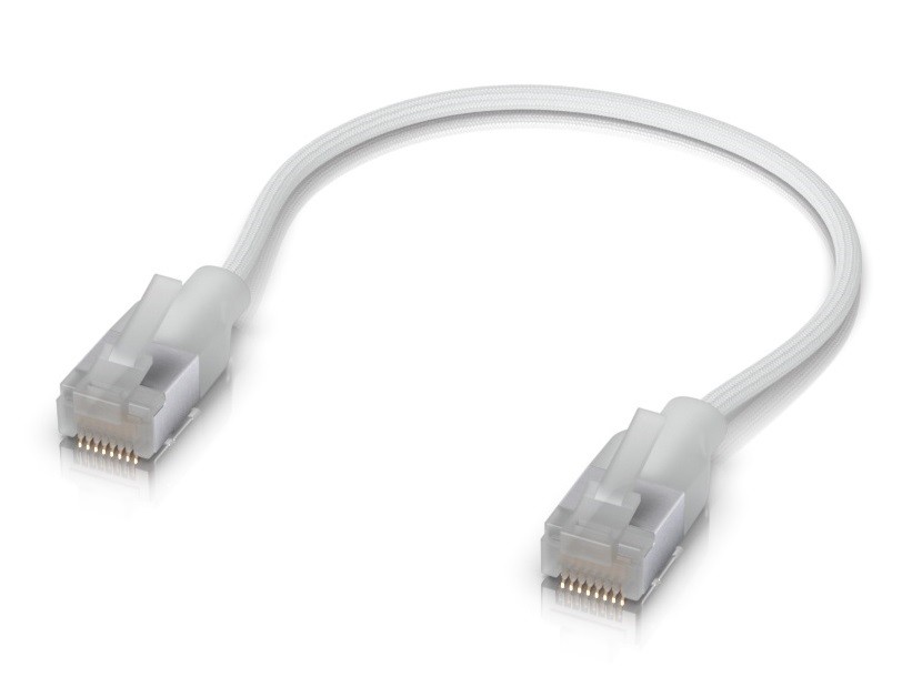 Ubiquiti UniFi Premium Patch Cable, Etherlighting, Cat6a, 0,15m, 24-pack