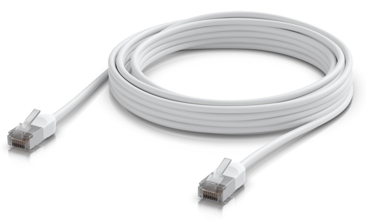 Ubiquiti UACC-Cable-Patch-Outdoor-C6A-5M-W outdoor Cat6a patch cable, 5m