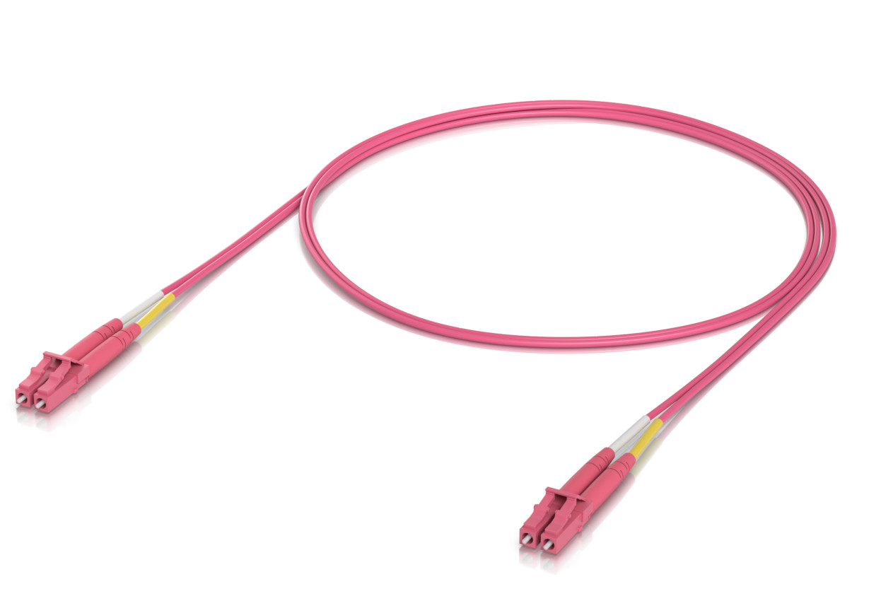 Ubiquiti UACC-OFC-M2-LULU-1M-50 - optical patch cord LCupc/LCupc, Duplex, Multi-mode 50/125, 1m