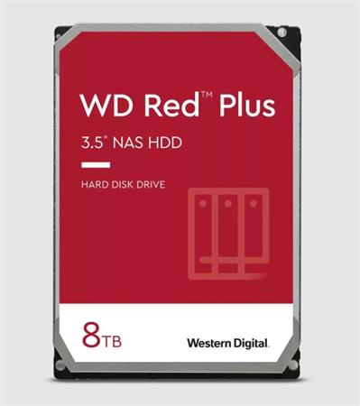 WD RED PLUS NAS WD80EFPX/8TB/3.5 /256MB cache/5640 RPM/215 MB/s/CMR