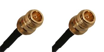 Pigtail RF240 0,5m - N female / N female