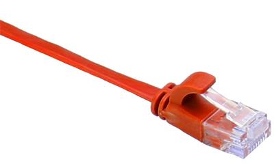 Masterlan comfort patch cable UTP, flat, Cat6, 5m, red