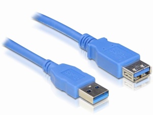 Delock USB 3.0 extension cable A/A male/female length 5m