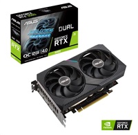 ASUS VGA NVIDIA GeForce Dual RTX 3060 V2 OC Edition, RTX 3060, 12GB GDDR6, 3xDP, 1xHDMI