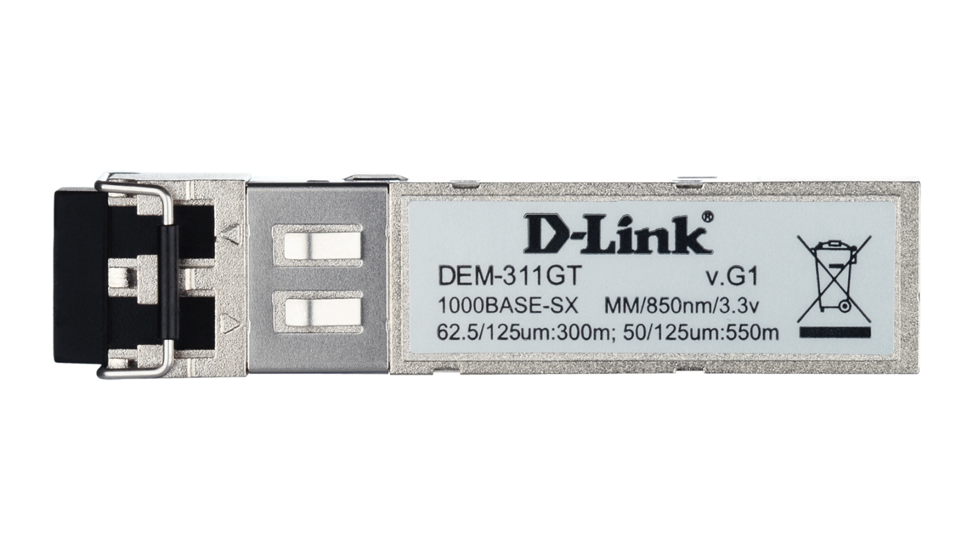 D-Link 1-Port Mini-GBIC to 1000BaseSX Transceiver