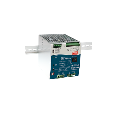 MEAN WELL DRS-480-48, DIN rail power supply, UPS, 48V, 480W