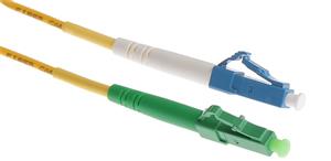 Masterlan fiber optic patch cord, LCupc-LCapc, Singlemode 9/125, simplex, 1m