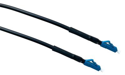 Masterlan PE fiber optic outdoor patch cord, LCupc/LCupc, Simplex, Singlemode 9/125, 15m