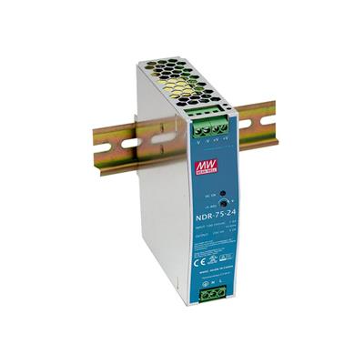 MEAN WELL NDR-75-48, DIN rail power supply, 48V, 77W