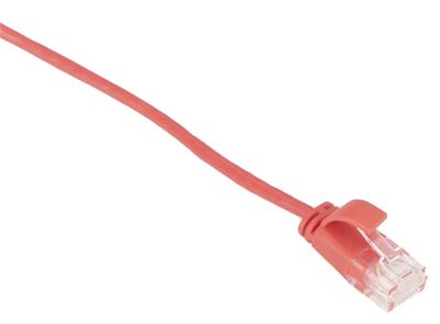 Masterlan comfort patch cable UTP, extra slim, Cat6, 1m, red