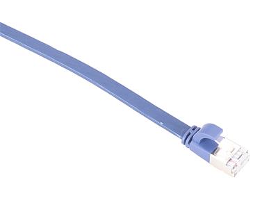 Masterlan comfort patch cable U/FTP, flat, Cat6A, 2m, blue, LSZH